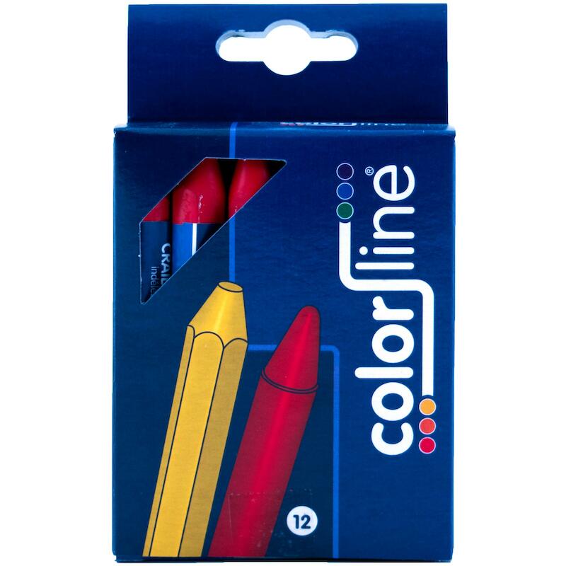 CRAYON GRAS ROUGE           CL5003(12PC)COLOR LINE