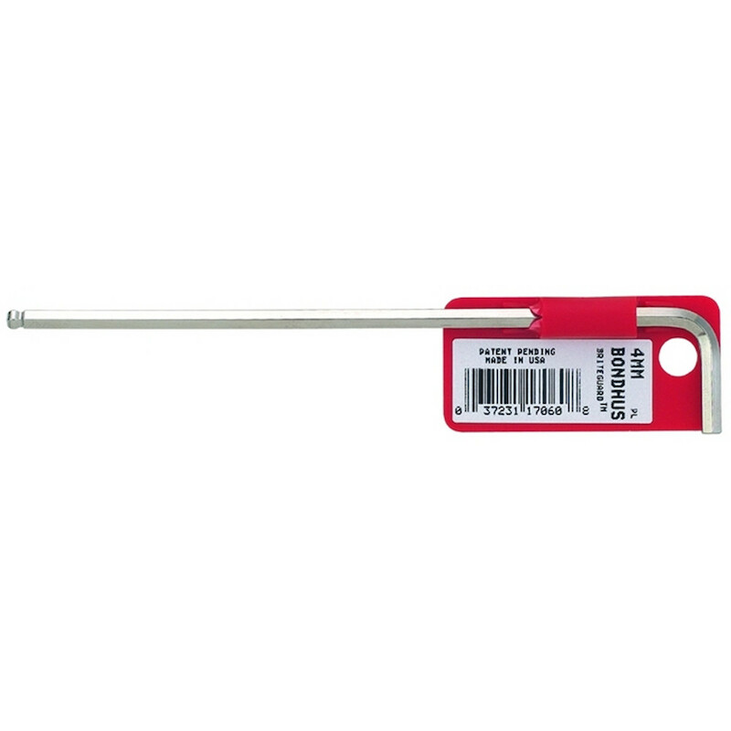 CLÉ MÂLE SIX PANS BONDHUS TS.LONG CHROME 10MM