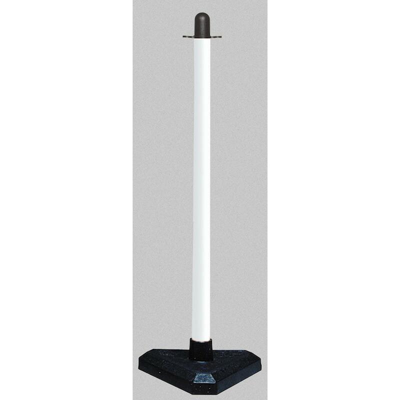 POTEAU SOCLE PLAST.BLANC    292235(4) 40X900 BRADY
