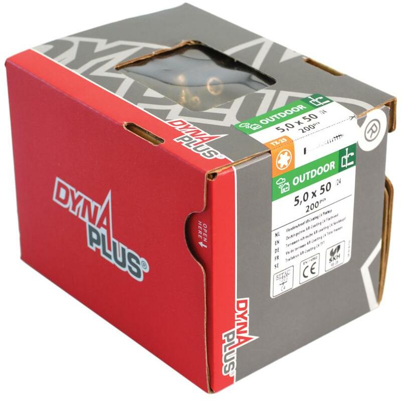 VLONDERSCHROEF T25 DD 5,0X40MM AR         DYNAPLUS