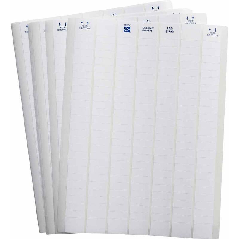 ÉTIQUETTE NYLON BLANC       029675(10150)25,4X9,53