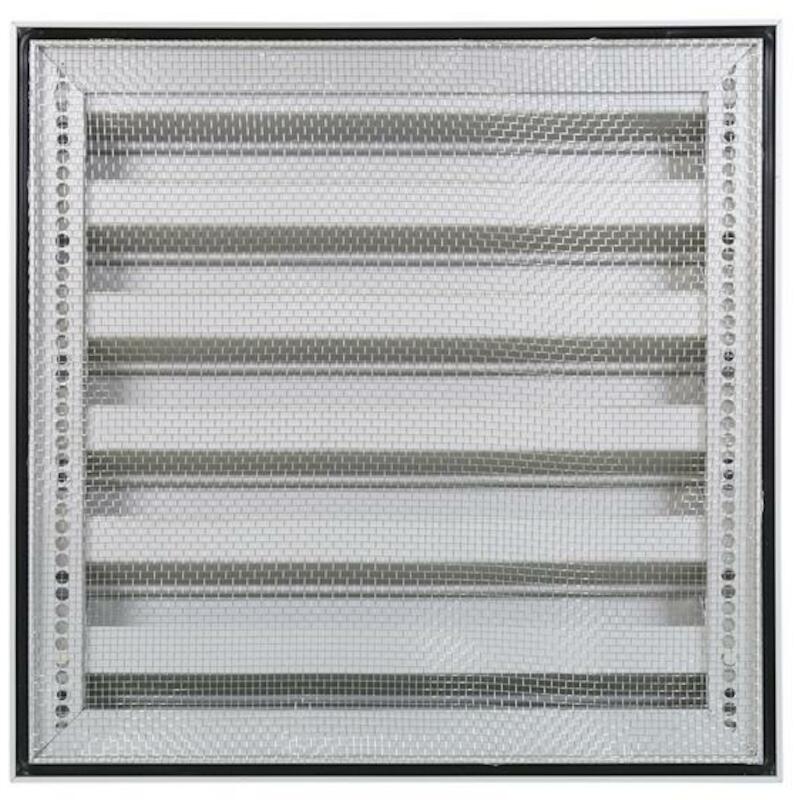 GRILLE MUR APPLIQUE NATUREL 431 225X225     RENSON