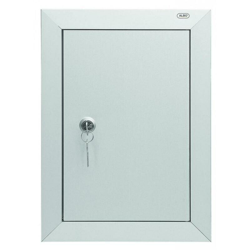 BRIEVENBUSDEUR ALU NATUUR   529/1             ALBO