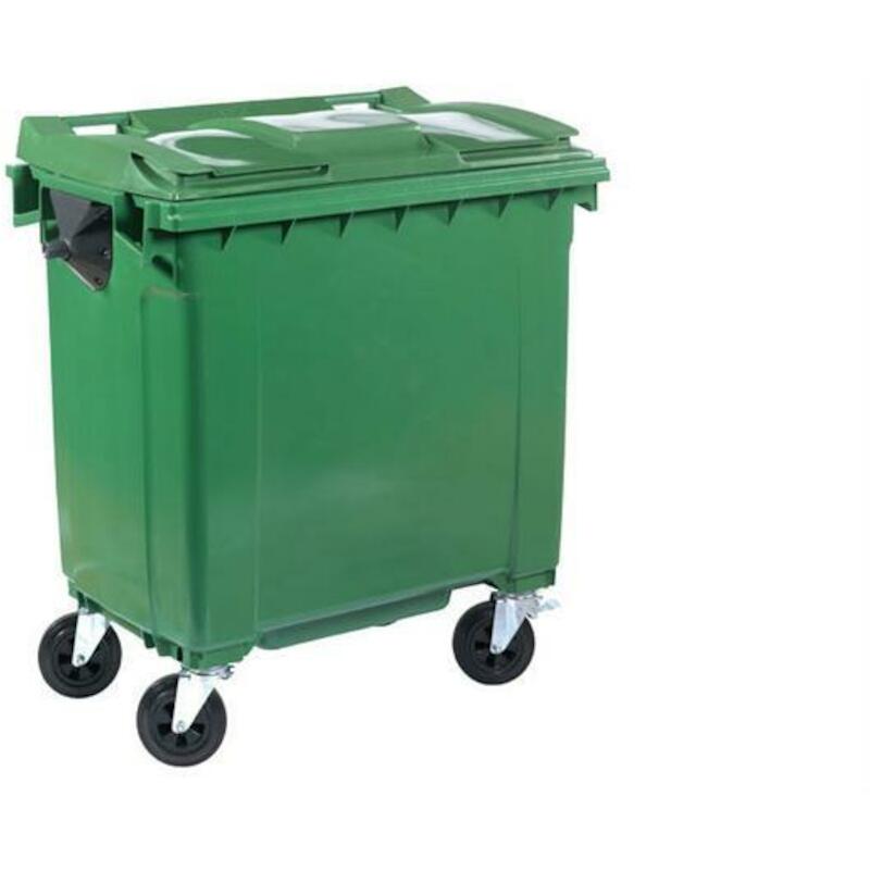 VUILNISBAK - PLASTI-BAC 820770 - POLYETHYLEEN 770L GROEN