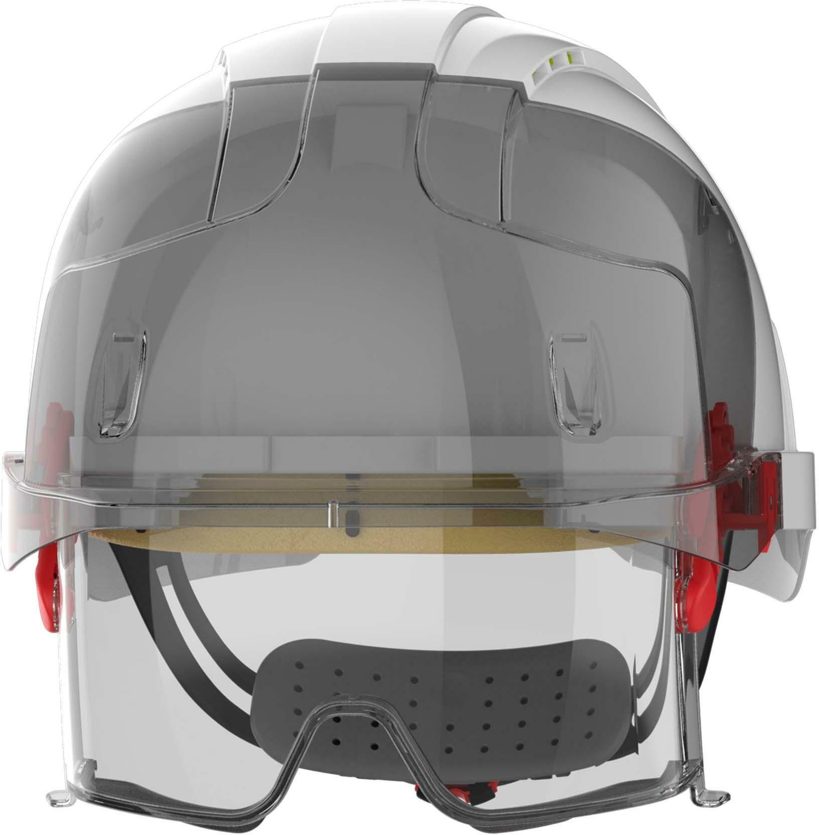 HELM VENTIL.+DRAAIKNOP      EVO WIT VISTALENS  JSP