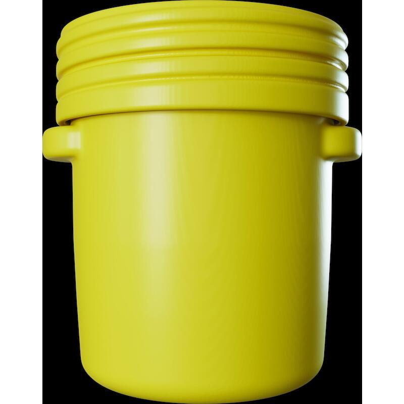 FÛT + COUVERCLE HDPE 75,7L  EDR16500YL JAUNE EAGLE