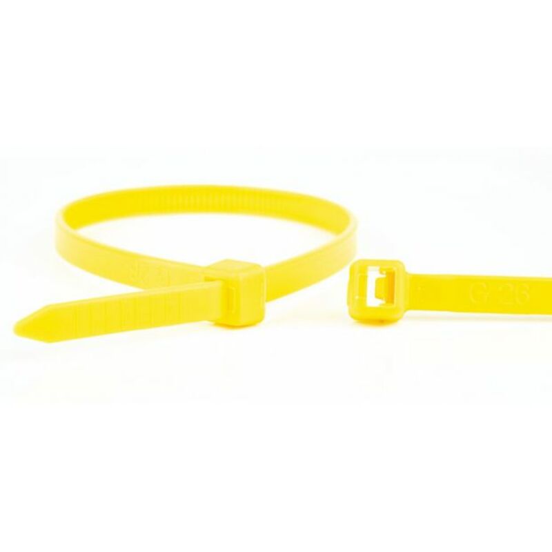 Cable tie - polyamide 6.6 - 4.8 x 200 mm - yellow - 02886627