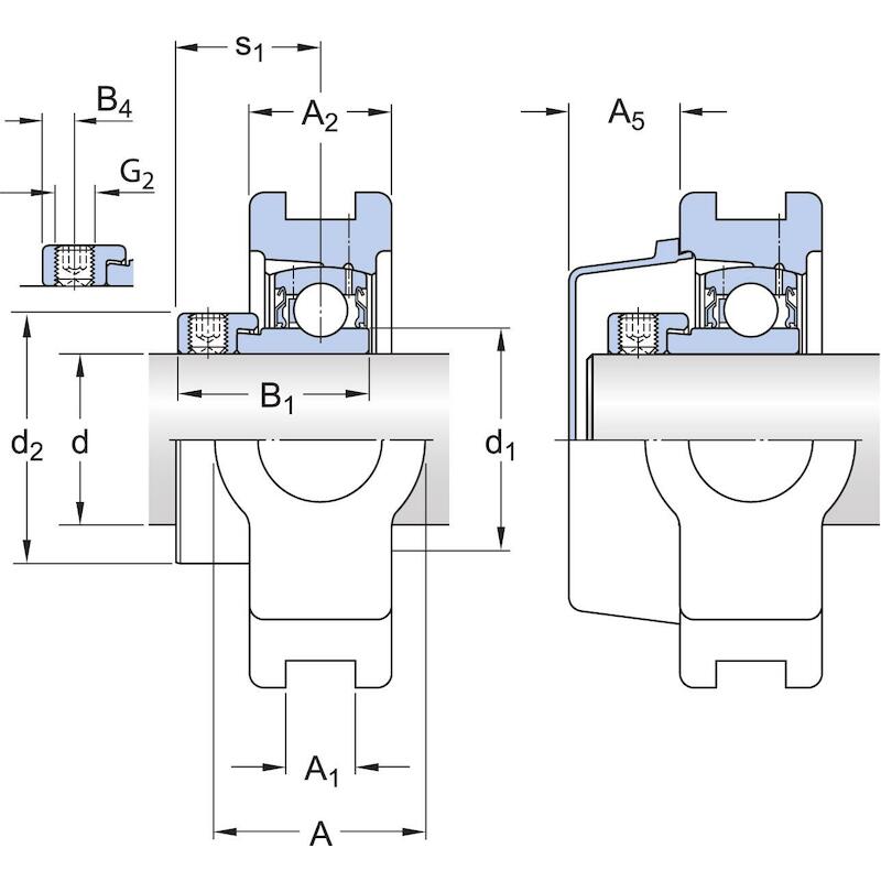 Y-CLAMP BLOCK TU 45 FM SKF