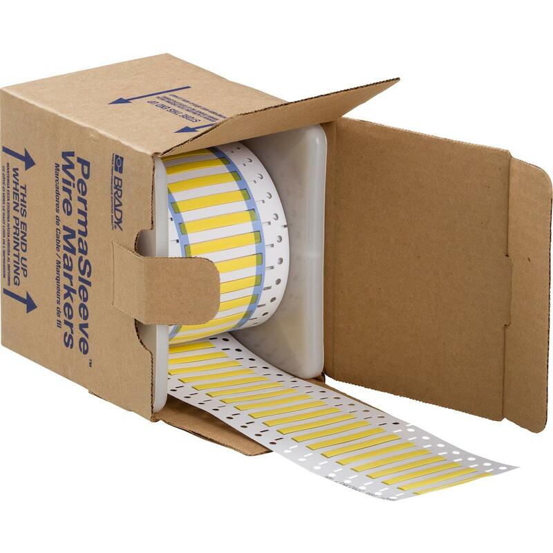 KRIMPKOUS - BRADY 017213 - GEEL 50,8X 6 MM (500 EA)