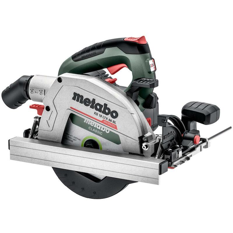 Metabo - Cordless circular saw - ks 18 ltx 66 bl - 18 V - ø 165 mm - Cutting depth 66 mm - Body in metaBOX 340 - 03185427