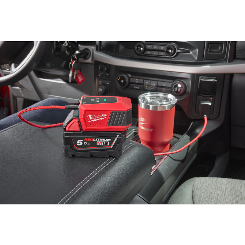 Milwaukee - Battery charger and power bank - M18 TC-0 - Li-ion - 18 V - 2.5 a - 08123303