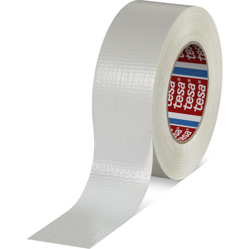 Tesa - ducttape - 60462 pcr - 50 mm x 50 m - 215 µm - wit - 03341079