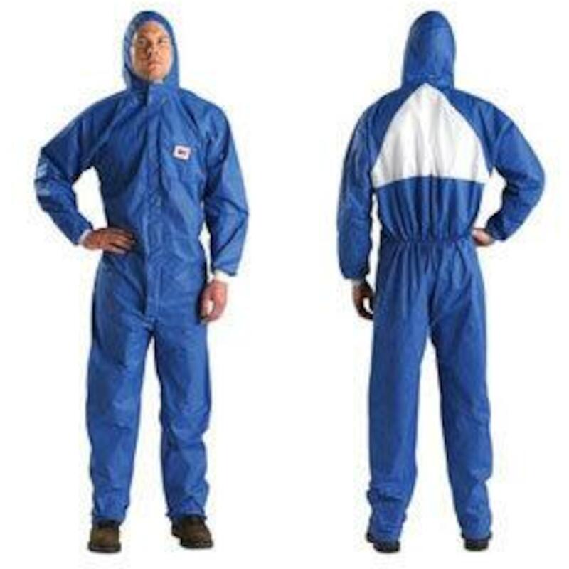 WEGWERPOVERALL - 3M 4530 - BLAUW EN WIT M