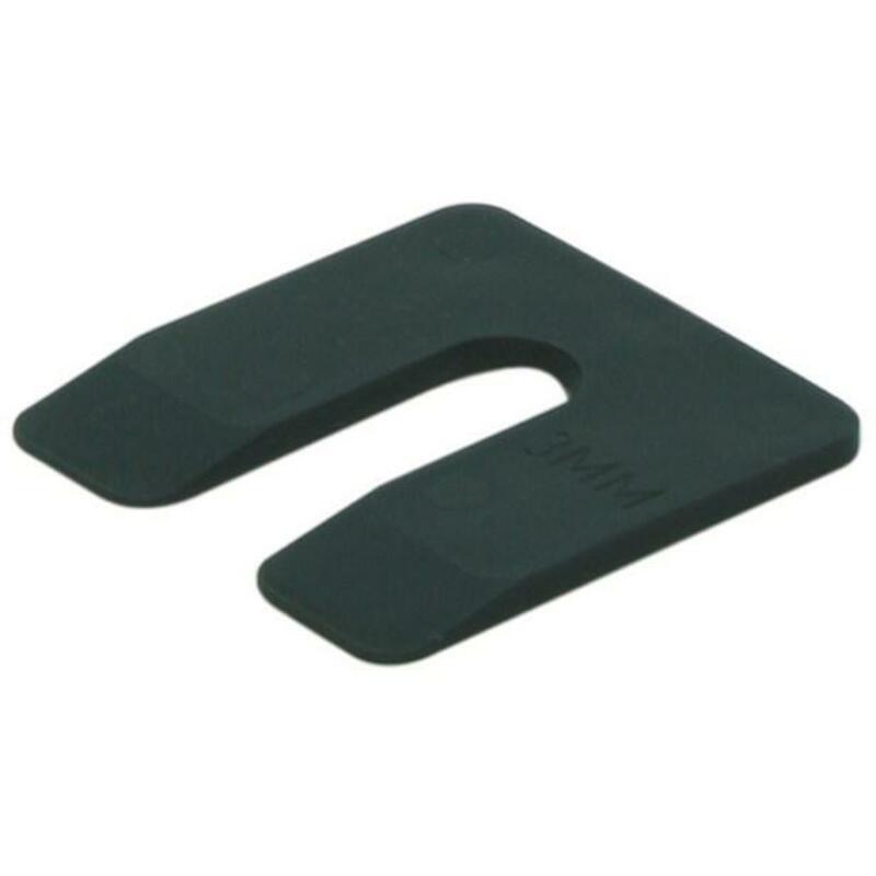 UITVULPLAATJE ZWART KS      34603 - 50X50X3MM