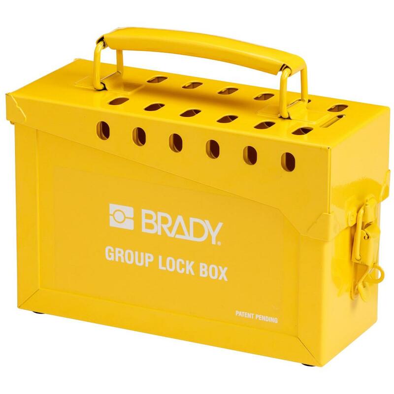 COFFRE 065672 GROUP LOCK BOX-YELLOW