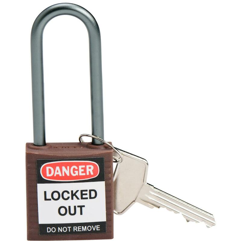 COMP SAFE PADLOCK 32MM SHA KD BROWN/6    BRADY 6ST