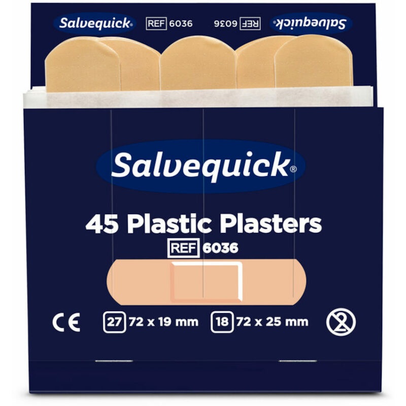 PANSEMENT PLASTIQUE         6036    (6X45PC) SALVE