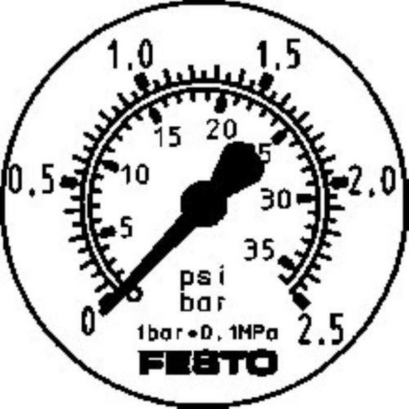 MANOMÈTRE DE TABLEAU FMA-63-2,5-1/4-EN (159601) FESTO
