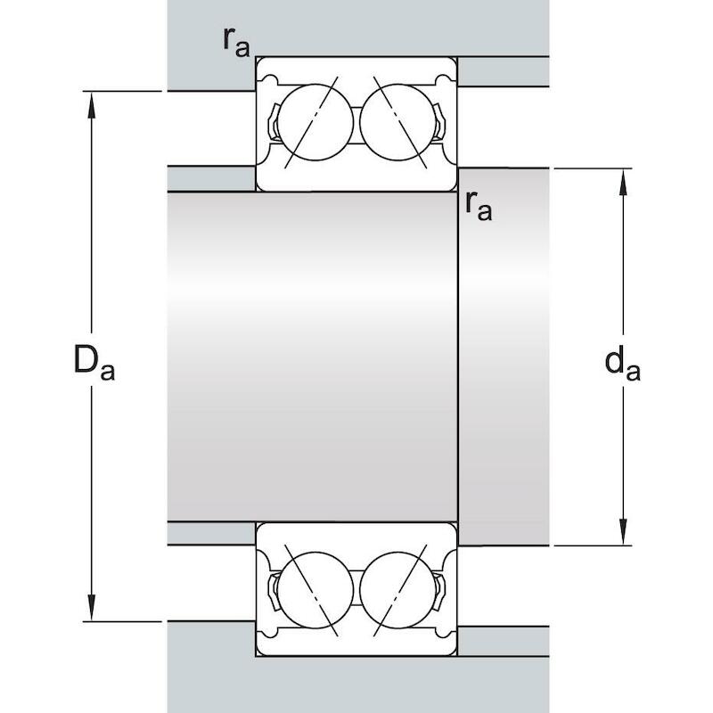 HOEKCONTACTKOGELLAGER - SKF 3306 A/C3