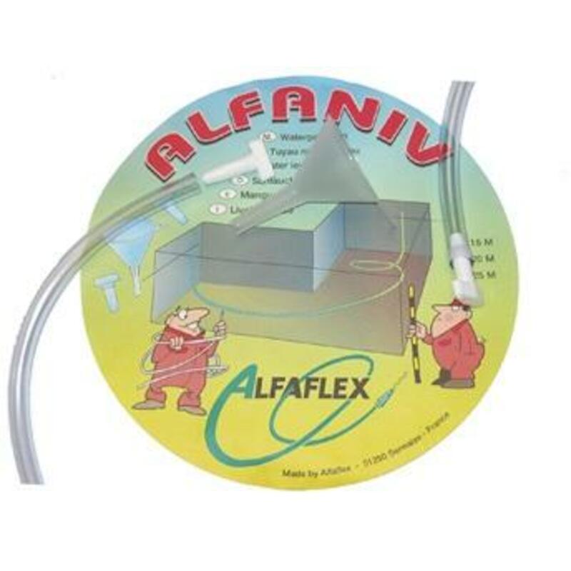 WATERPASSLANG PVC TRANSPAR. ALFANIV 8X11 (L=15M)