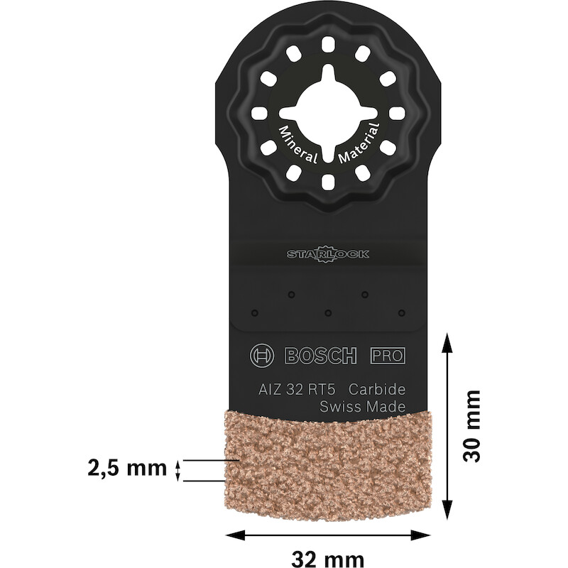 INVALZAAGBLAD 25X30MM       2608669122       BOSCH