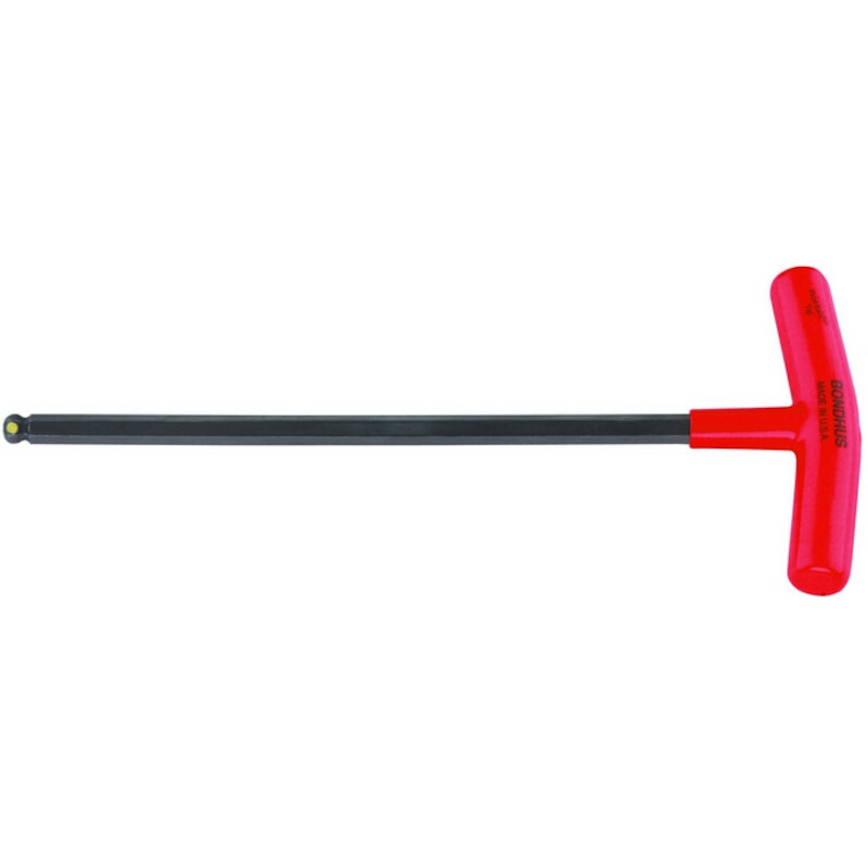 CLÉ MÂLE SIX PANS BONDHUS TS. T-MANCHE 6MM