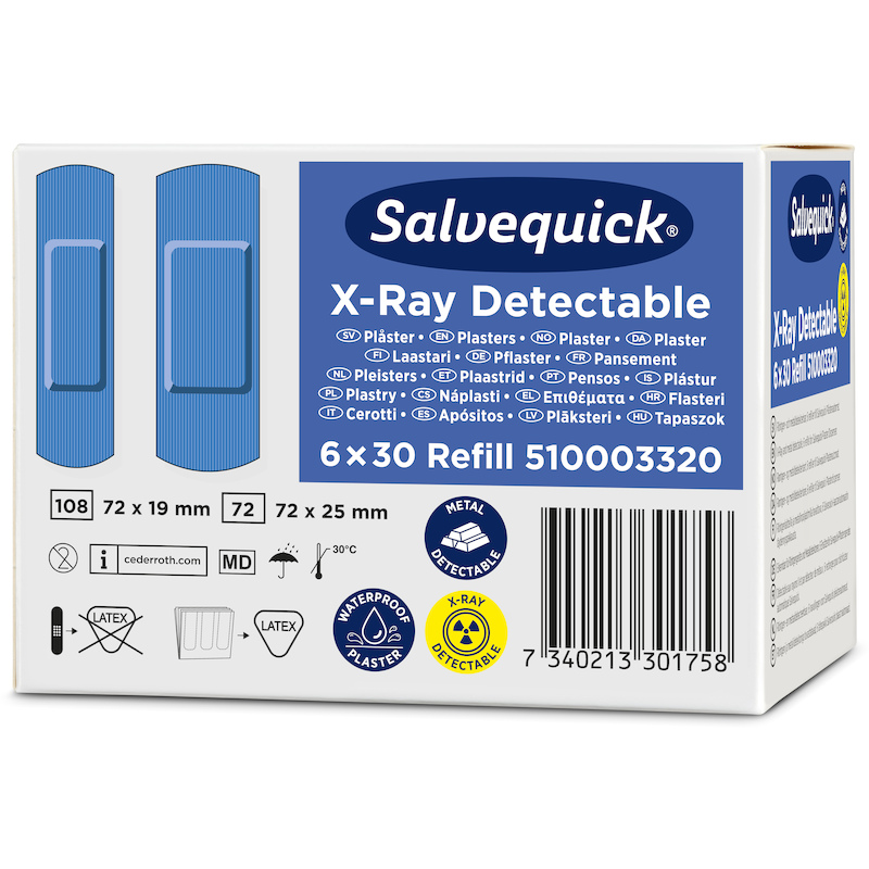 PANSEMENT DETECTABLE X-RAY  510003320 (6X30PC)SALV