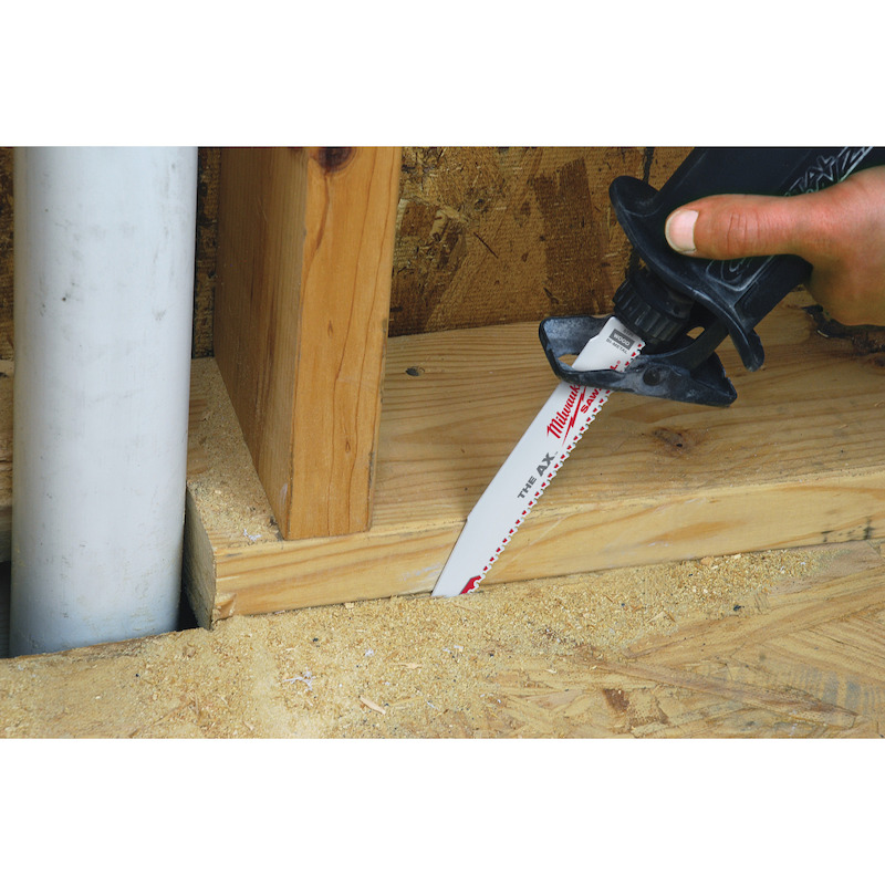 Milwaukee - Reciprozaagblad - Sawzall The ax - Hout met spijkers - 230 mm - 5 tpi - 5 stuks - 08119455