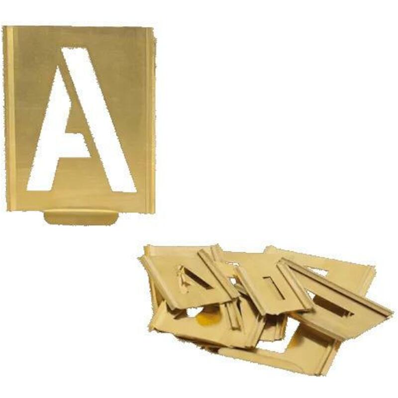 POCHOIRS LETTRES A-Z        327 - 70MM      TURNUS