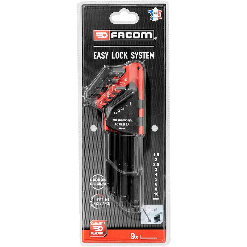 JEUX DE CLES MALES          83SH.JP9BPB (9PC)FACOM