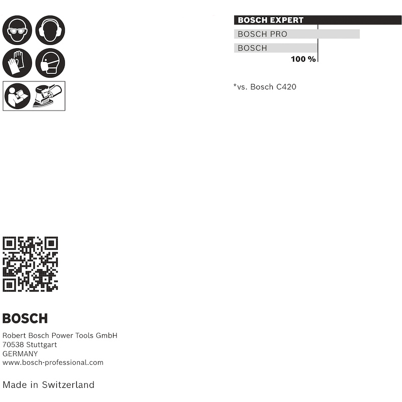 SCHUURBLAD 100X150MM        C470   DIV(10ST) BOSCH