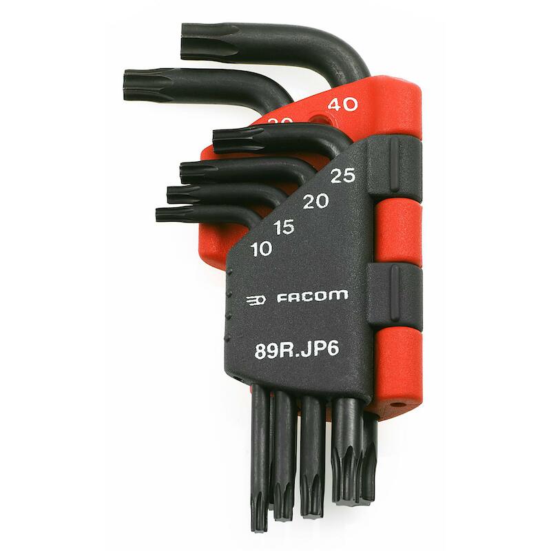 Facom - Resistorx key set - 89R.JP6 - T10-T40 - 6-piece - in holder - 41298203