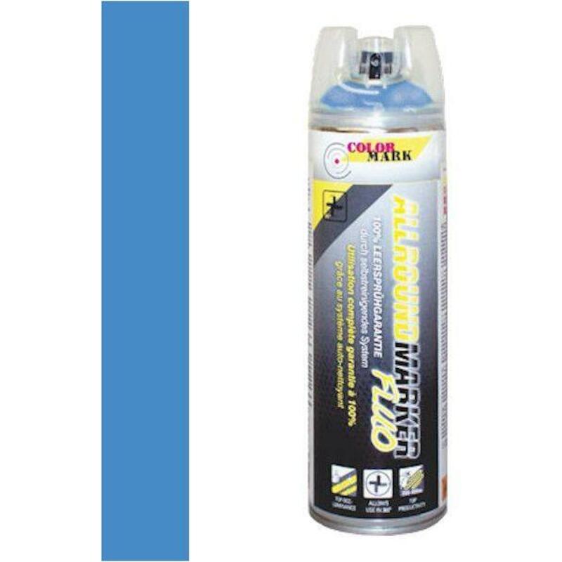 MARK.SPRAY FLUO-BLAUW 500ML SPOTMARKER ALLR.COLORM