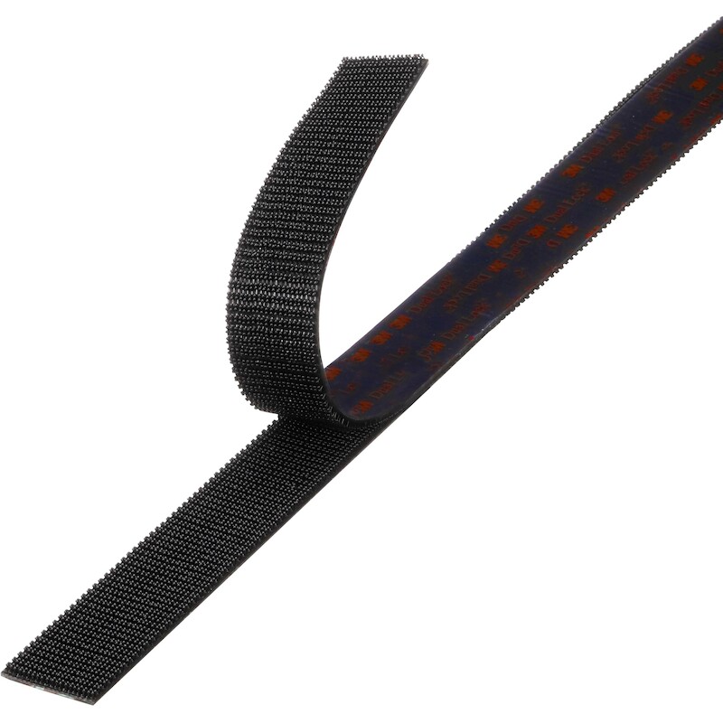 3m - Reclosable fastener tape - Dual Lock SJ3551CF - 25 mm x 45.7 m - 5.7 mm - Black - 03281580