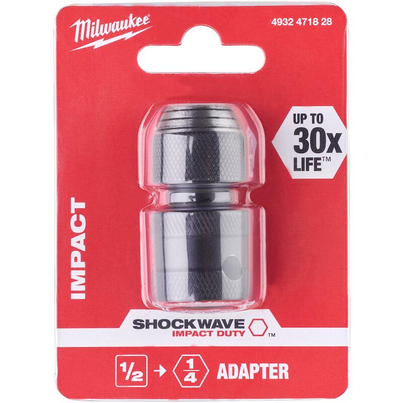 BITADAPTER 1/2" VK-1/4" HEX 4932471828   MILWAUKEE
