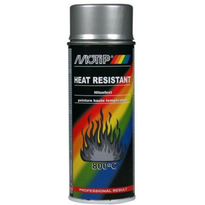 Motip - 04032 - Heat-resistant paint - Silver - 400 ml - 12010209