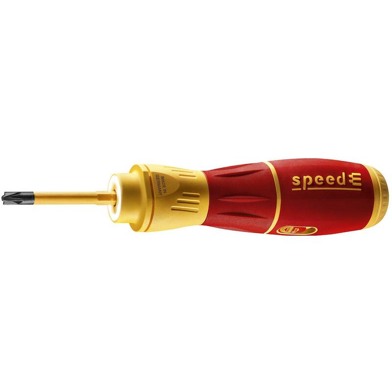 TOURNEVIS À ASSISTANCE ÉLECTRIQUE SPEEDE II 7 PCSAVEC EMBOUTS ISOLÉS SLIM, BATTERIES ET CHARGEUR USB DANS UNE MINI L-BOXX - 591T101 - WIHA