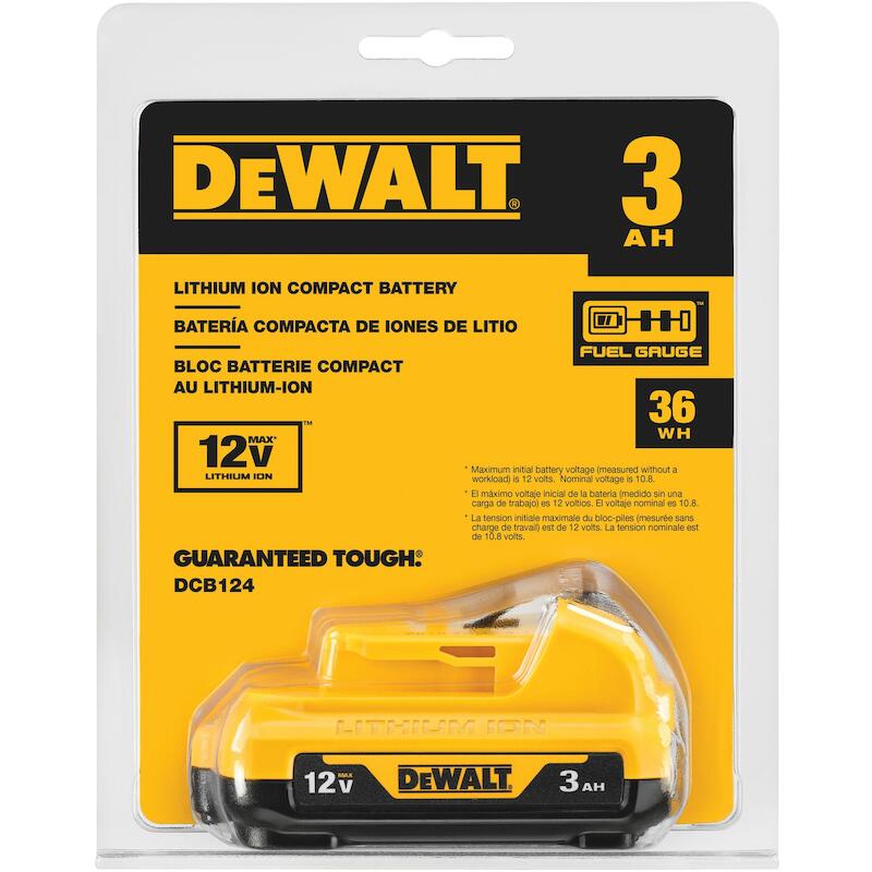 ACCU 12V/3AH XR LI-ION      DCB124          DEWALT