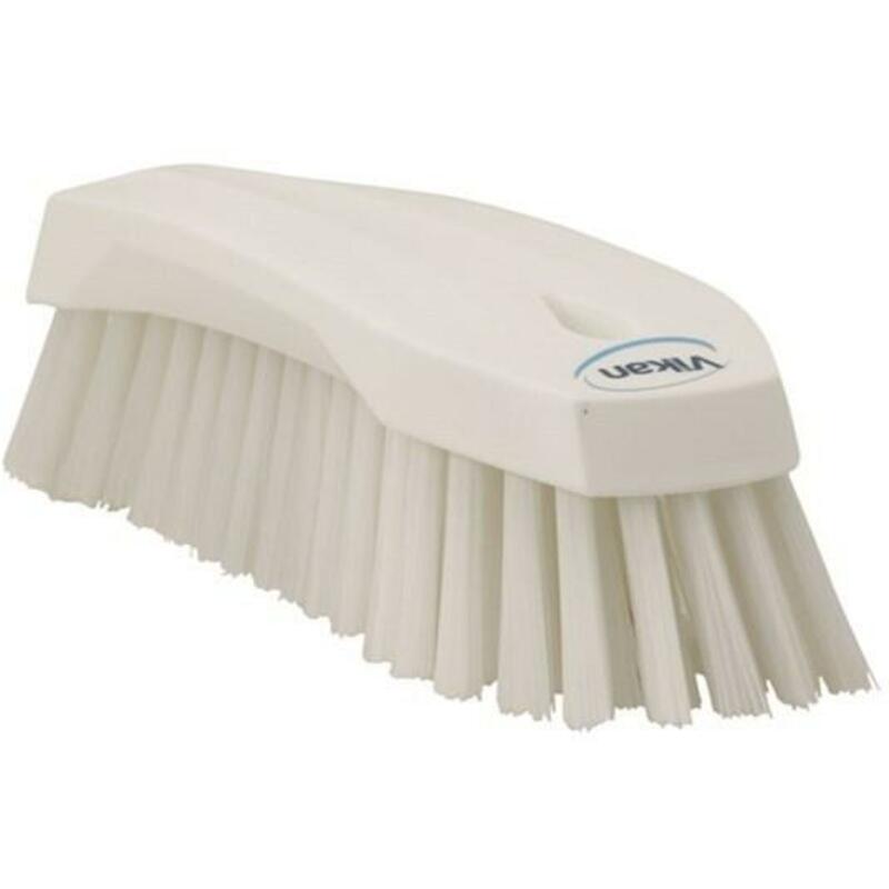 BROSSE À MAIN POL.DUR BLANC 3890/5  L=200MM  VIKAN