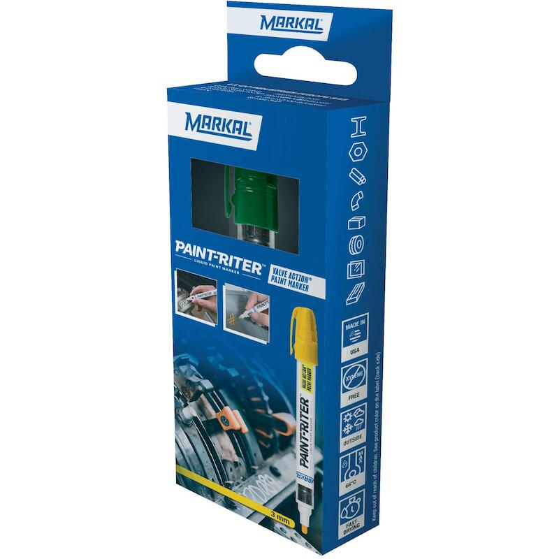 MARQUEUR PEINTURE VERT      VALVE ACTION    MARKAL
