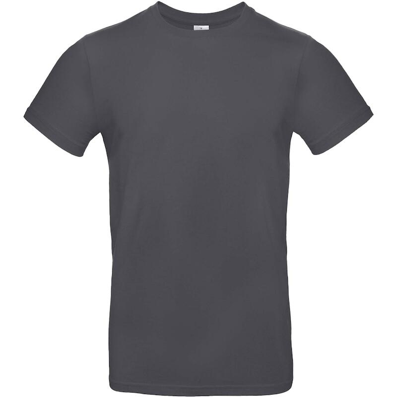 T-SHIRT KATOEN              E190 DONKERGRIJS    XL