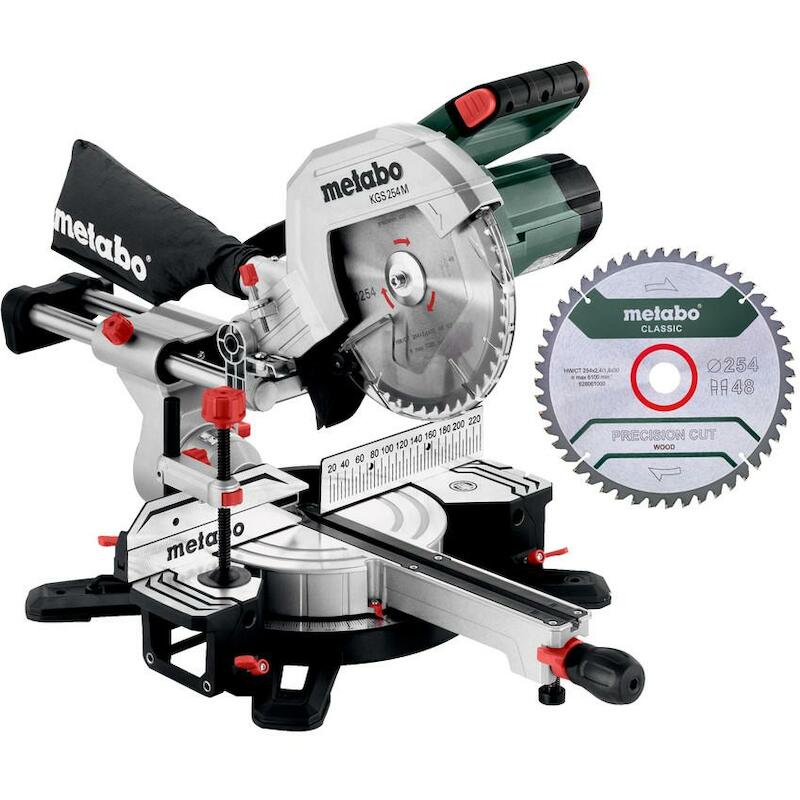 Metabo - scie à onglets kgs 254 M - 1450 w - ø 254 mm - 08097171