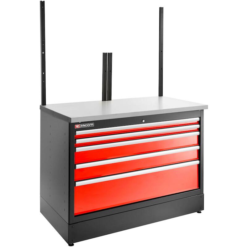 MEUBLE BAS 5 T. XL ROUGE    JLS3-MBD5T       FACOM
