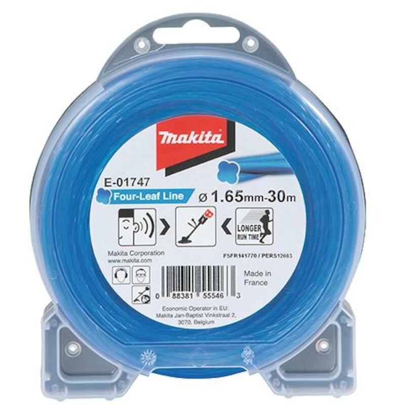 NYLONDRAAD TYPE KLAVERBLAD, 1,65 MM X 30 M - E-01747 - MAKITA