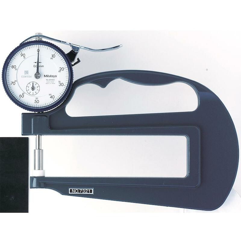 Mitutoyo - Diktemeter met meetklok - 7321A - 0–10 mm - 0,01 mm - beugeldiepte 120 mm - 03219820