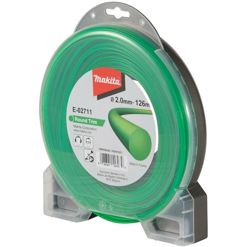 FIL NYLON ROND, 2,0 MM X 126 M - E-02711 - MAKITA