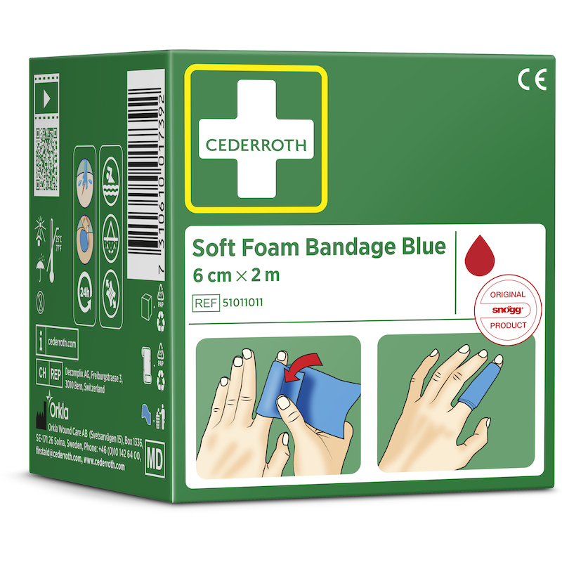 SCHUIMPLEISTER BLAUW 6CM    51011011 - 2,0M  CEDER
