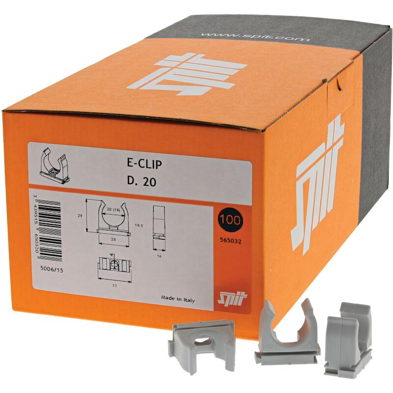E-CLIP 25MM PLASTIEK        565033            SPIT