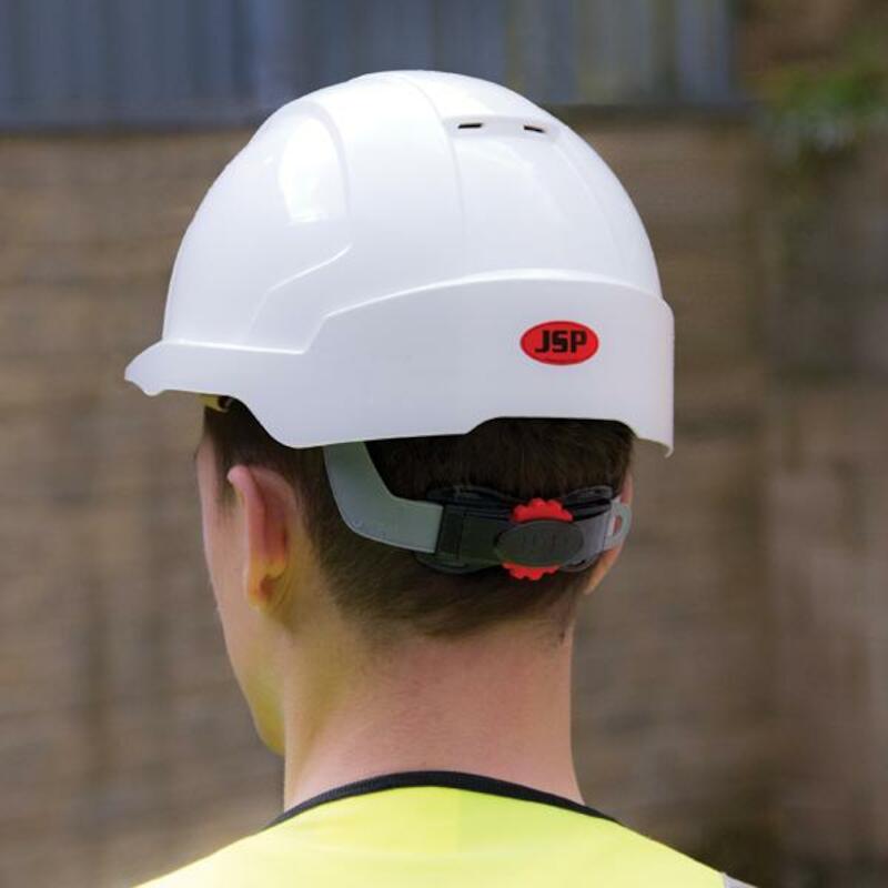 HELM VENTIL.+DRAAIKNOP      EVOLITE WIT        JSP