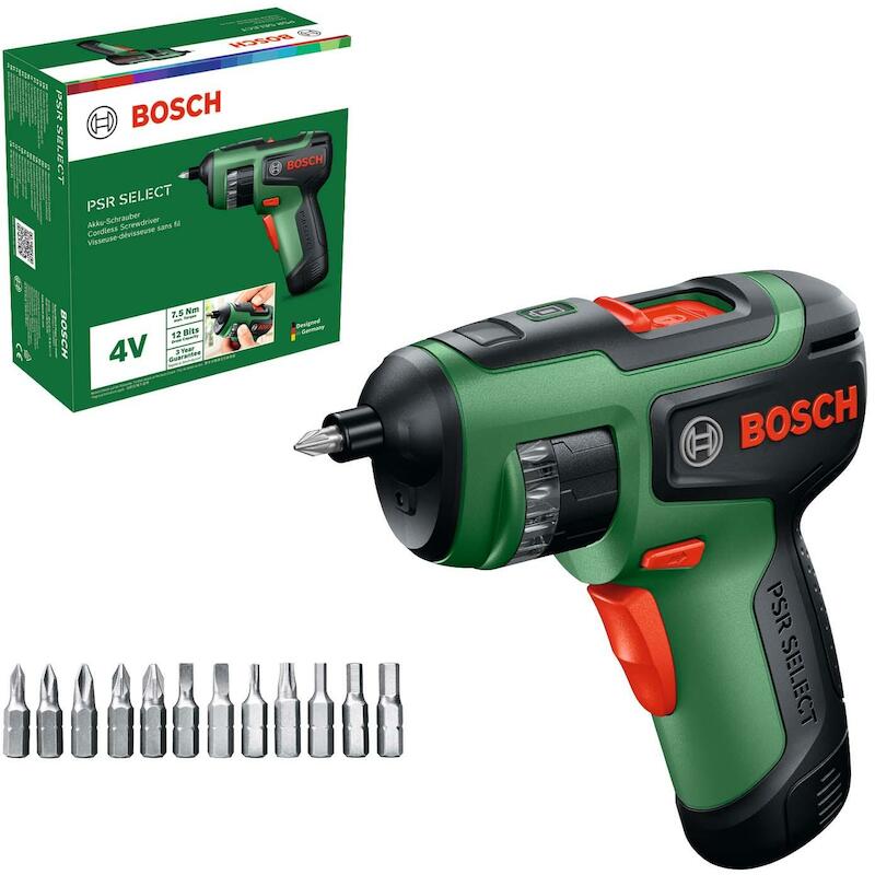 ACCUSCHROEFMACHINE 4V/2AH   PSR ( + 12 BITS) BOSCH